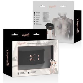 Coquette Chic Desire - Collana Con Morsetto Per Capezzoli Fantasia Con Fodera In Neoprene