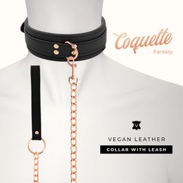 Coquette Chic Desire - Collare In Pelle Vegana Fantasia Con Fodera In Neoprene