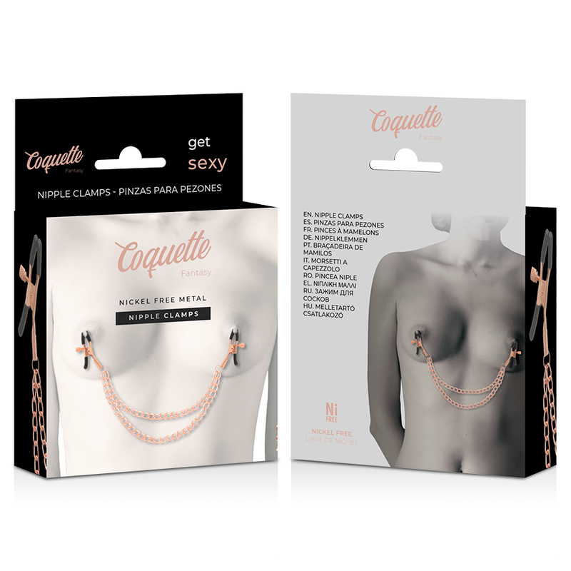 Coquette Chic Desire - Clip Per Capezzoli In Metallo Fantasy Con Catena
