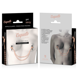 Coquette Chic Desire - Clip Per Capezzoli In Metallo Fantasy Con Catena