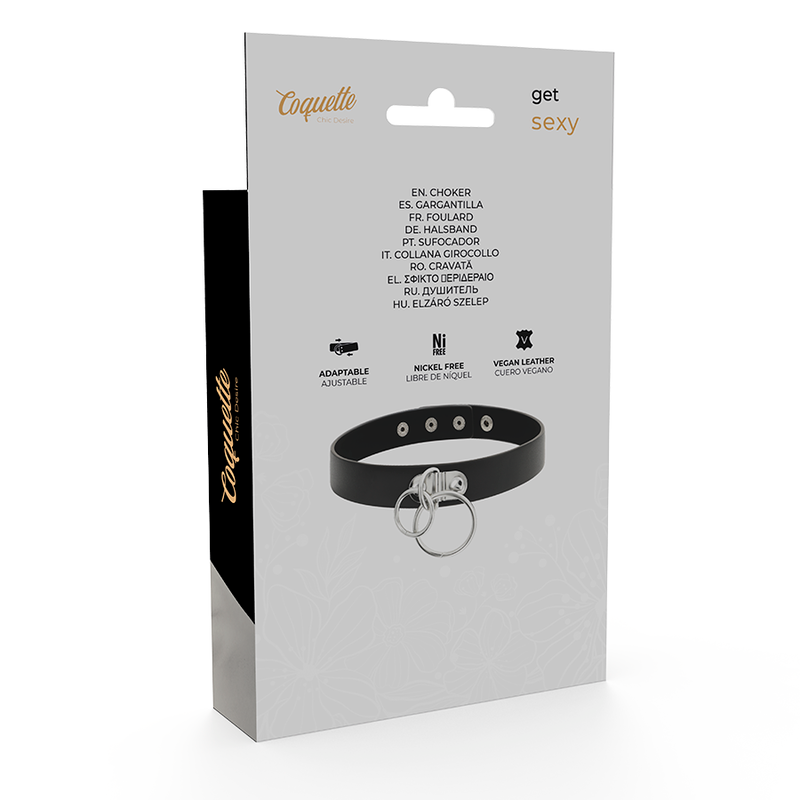 Coquette Chic Desire - Collana In Pelle Vegana A Doppio Anello