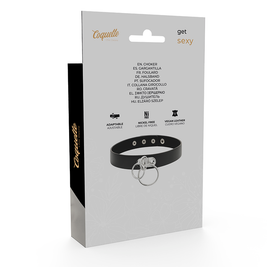 Coquette Chic Desire - Collana In Pelle Vegana A Doppio Anello