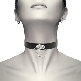 Coquette Chic Desire - Collana In Pelle Vegana A Doppio Anello