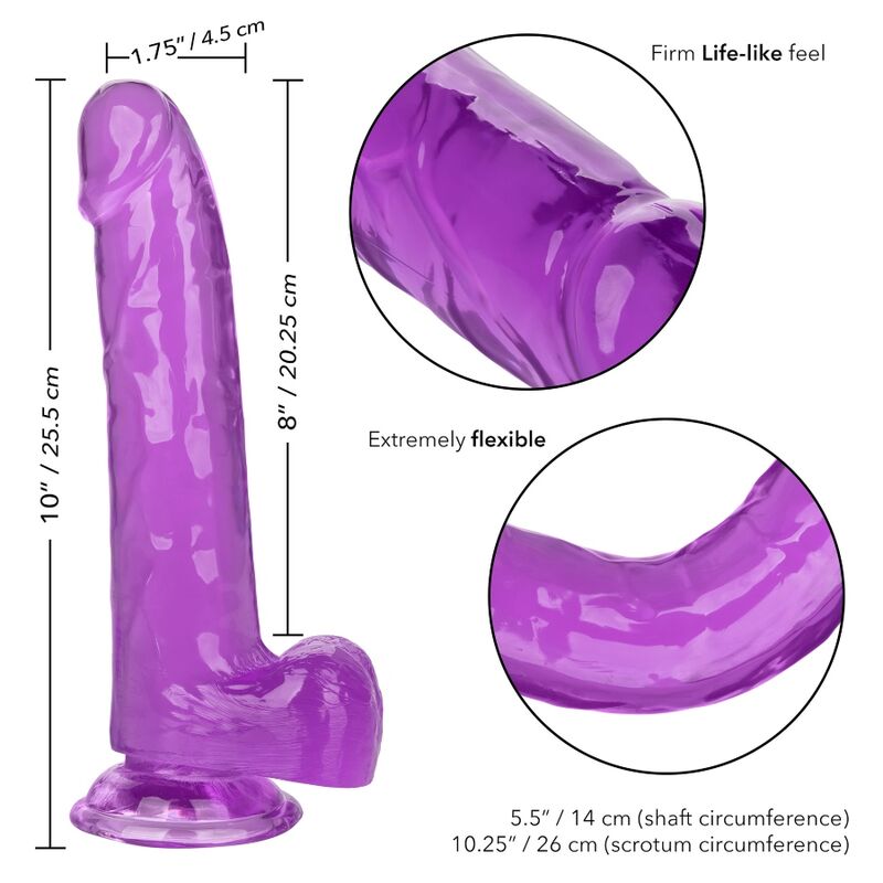 Calexotics - Dildo Taglia Queen Viola 20,3 Cm