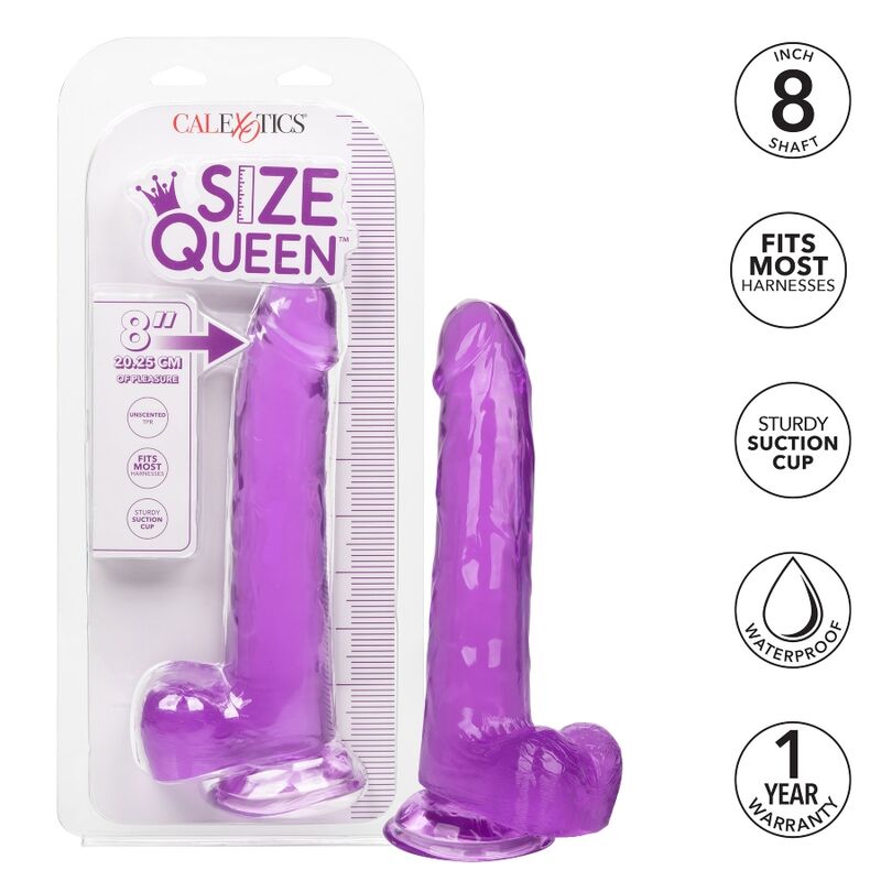 Calexotics - Dildo Taglia Queen Viola 20,3 Cm