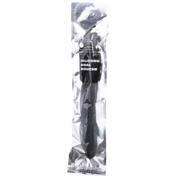 All Black - Doccia Anale Silicone Sistema Stopper 27 Cm