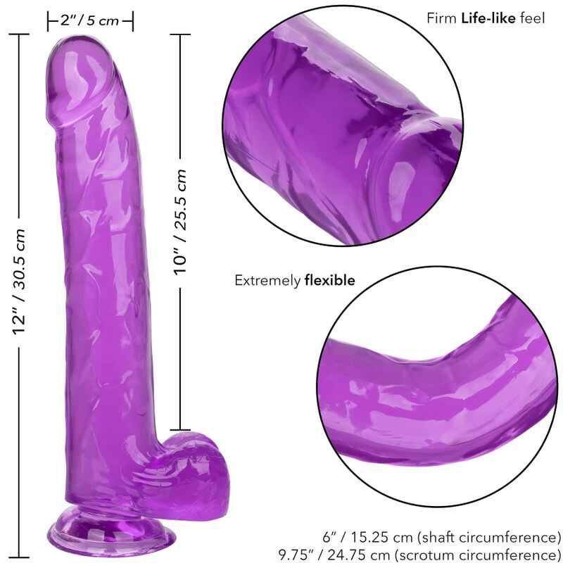 Calexotics - Dildo Taglia Queen Viola 25,5 Cm