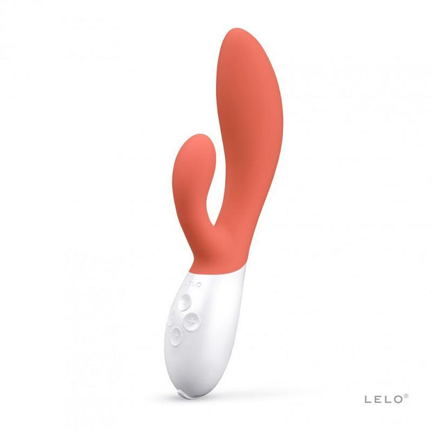 LELO INA 3 Vibratore Rabbit Premium in Silicone Corallo