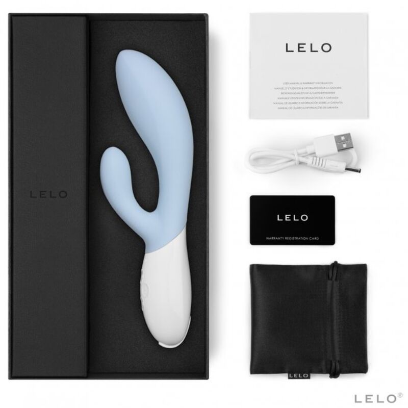 Lelo - Vibratore Ina 3 Luxury Celeste