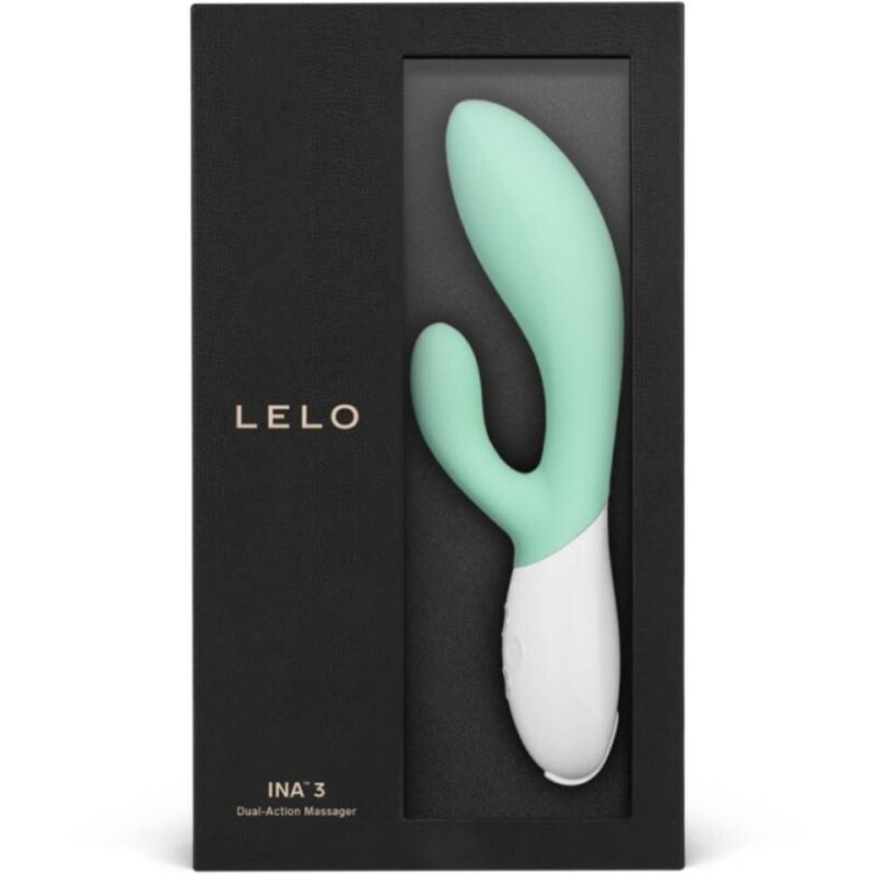 LELO Ina 3 Stimolatore Doppio in Silicone Verde Alghe Premium - immagine 5