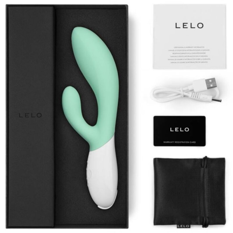 Lelo - Ina 3 Vibratore Coniglio Verde Di Lusso Alghe