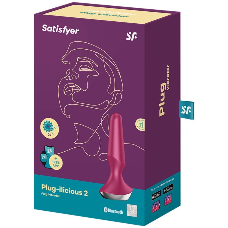 Satisfyer - Plug Ilicious 2 Vibratore Plug Berry