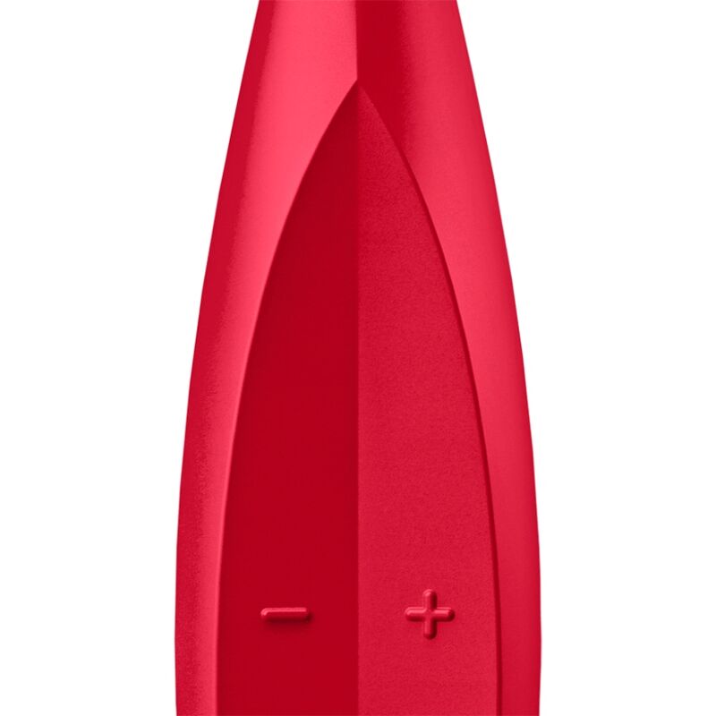 Vibratore Premium SATISFYER Rosso in Silicone Body-Safe