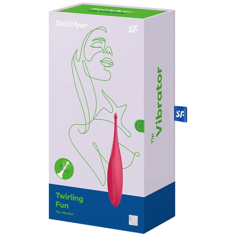 Vibratore Premium SATISFYER Rosso in Silicone Body-Safe