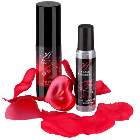Extase Sensual Kit Massaggio Romantico Petto Rosso | Syriox