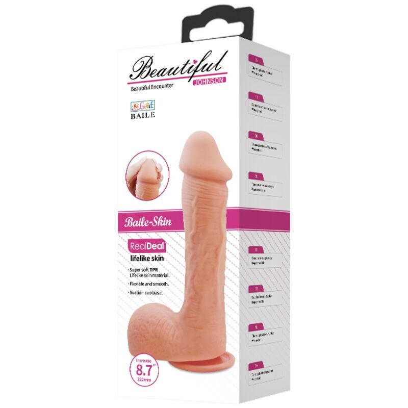Baile - Johnson Dildo Realistico Skin 22 Cm