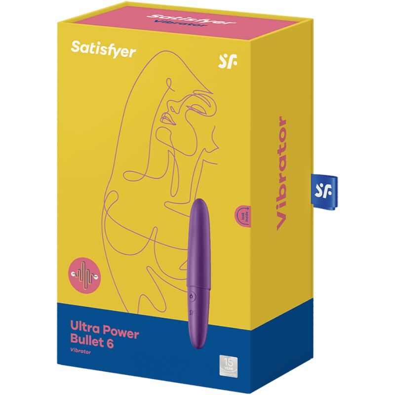 Satisfyer Ultra Power Bullet 6 Viola - Stimolatore Compatto Ricaricabile - immagine 3