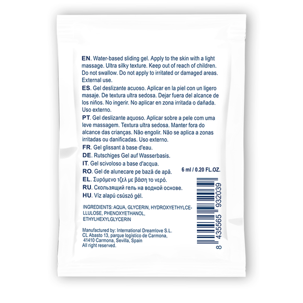 Waterfeel - Gel Scorrevole Neutro A Base D'Acqua 6 Ml
