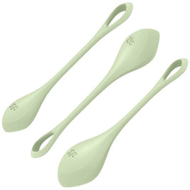 Satisfyer Yoni Power 2 Set Allenamento Pavimento Pelvico Verde