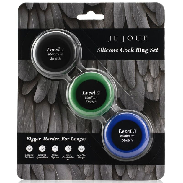 Je Joue - Set In Silicone Anelli Per Pene In Silicone