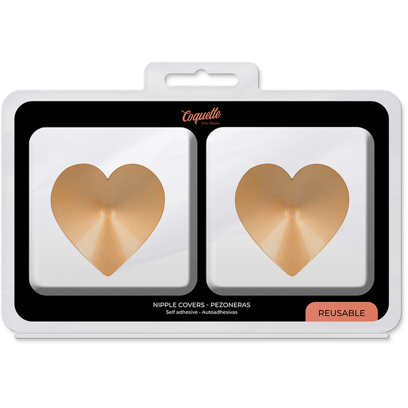 Coquette Chic Desire - Copricapezzoli Cuori D'Oro