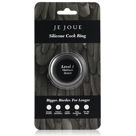 Je Joue - Anello Per Il Cazzo In Silicone Massima Elasticità - Nero
