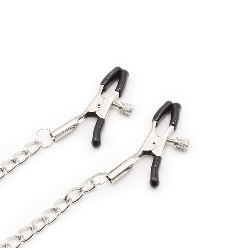 Ohmama Fetish - Baffo Ad Anello Con Catene E Morsetti Per Capezzoli