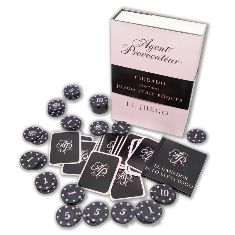 Diablo Picante Set Gettoni e Carte Strip Poker per Coppia