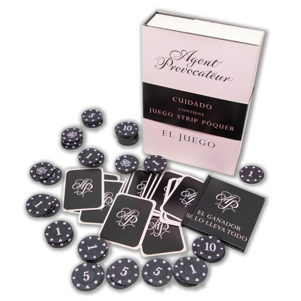 Diablo Picante Set Gettoni e Carte Strip Poker per Coppia