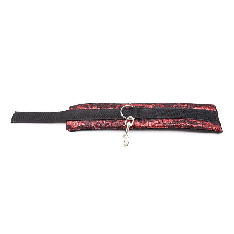 Ohmama Fetish - Manette In Velluto Con Nastro In Nylon