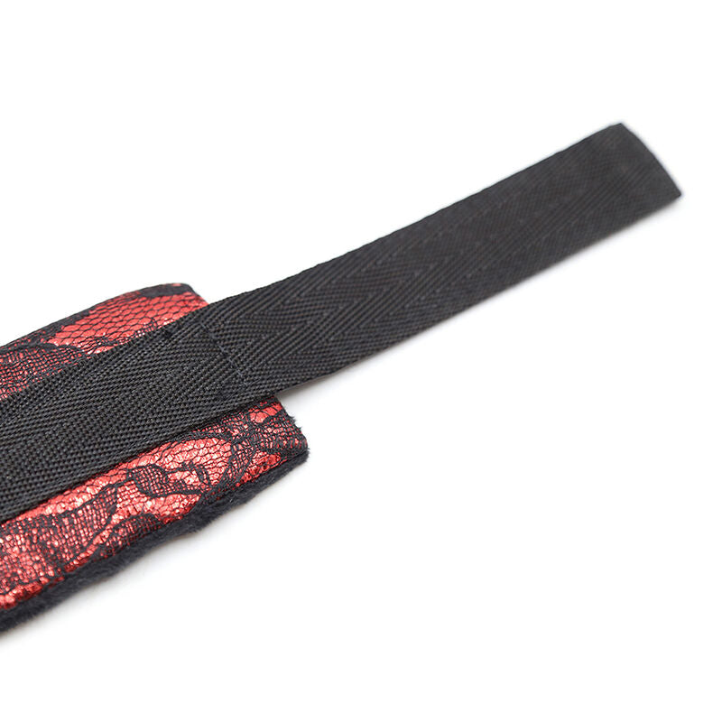 Ohmama Fetish - Manette In Velluto Con Nastro In Nylon