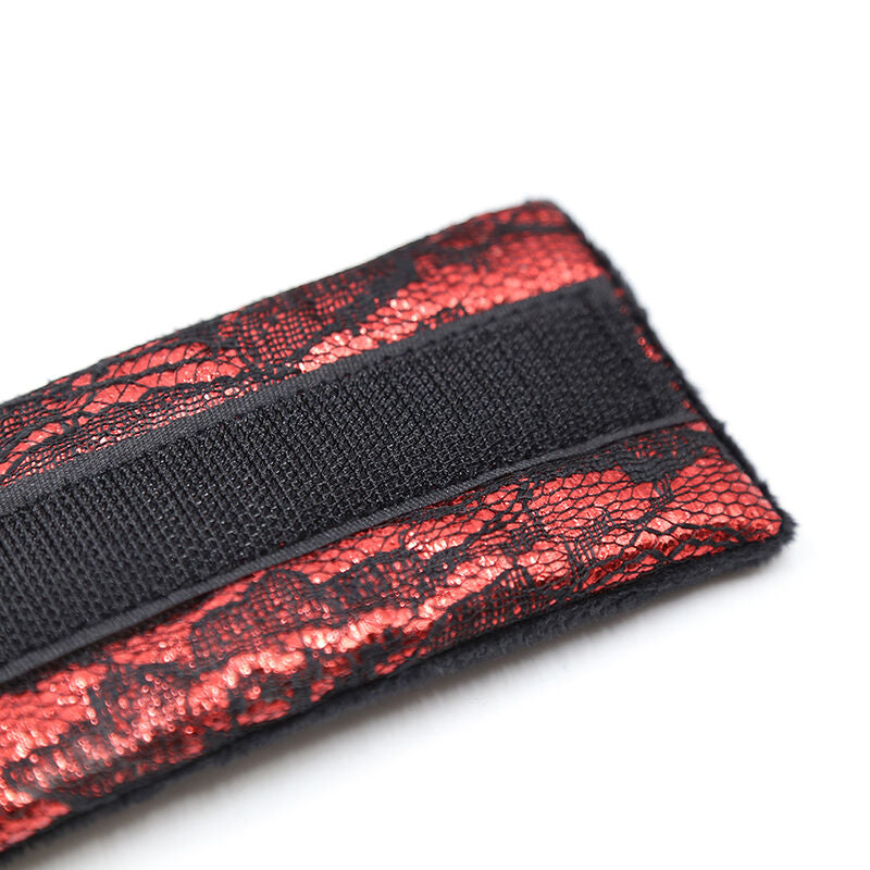 Ohmama Fetish - Manette In Velluto Con Nastro In Nylon