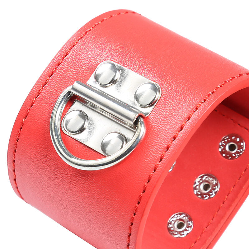 Ohmama Fetish - Manette Rosse Con Chiusura A Scatto