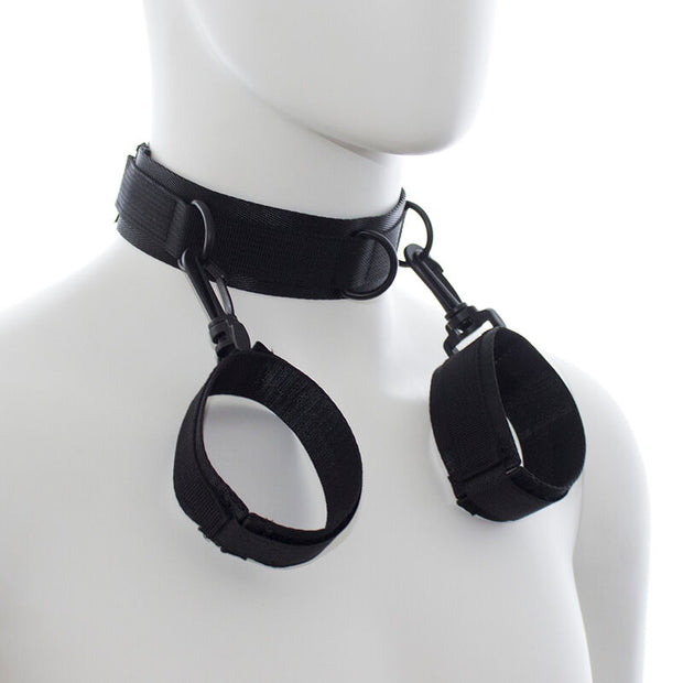 Ohmama Fetish - Manette E Collare In Nylon