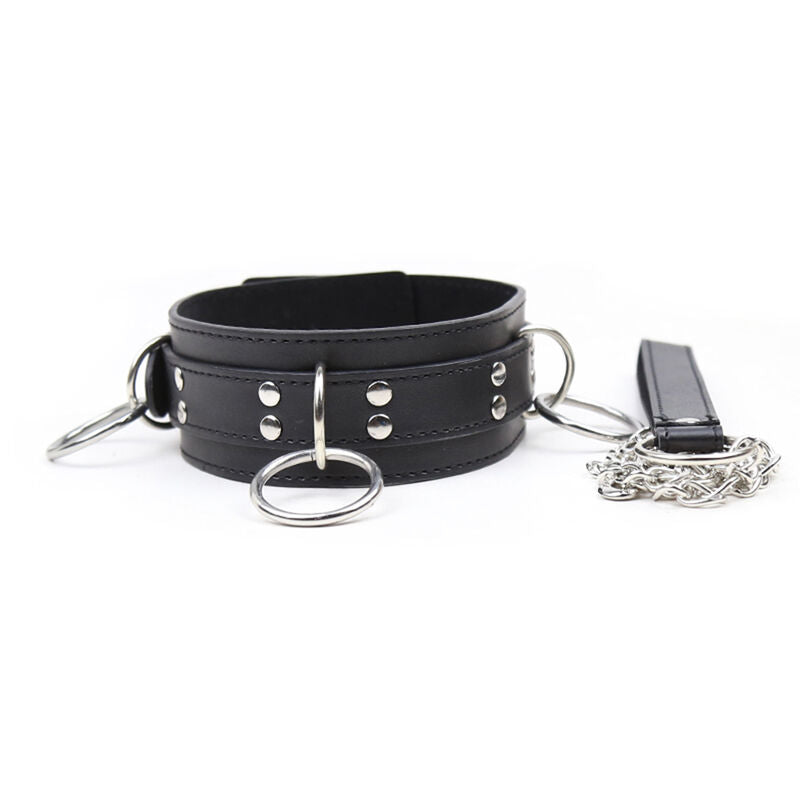 Ohmama Fetish - Collana Di Sottomissione Con 3 Anelli