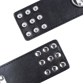 OHMAMA FETISH - TENUTA DA POLSO CON CHIUSURA A SCATTO IN METALLO