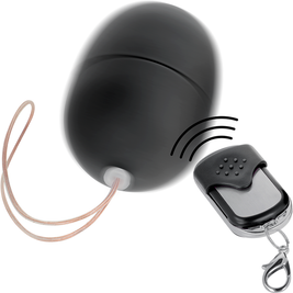 Online Uovo Vibrante con Telecomando Wireless Nero Premium - immagine 2