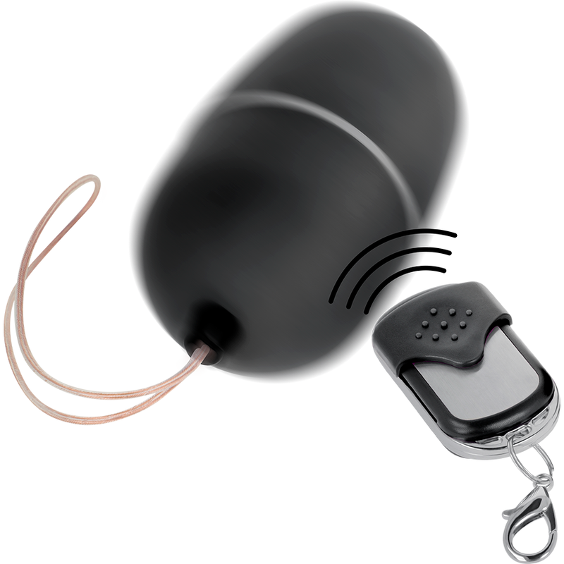 Online Uovo Vibrante Wireless con Telecomando - Nero Premium - immagine 2