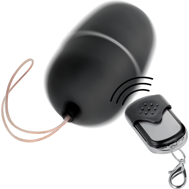 Online Uovo Vibrante Wireless con Telecomando - Nero Premium - immagine 2