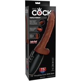 King Cock - Più Tripla Minaccia Tono Della Pelle Marrone
