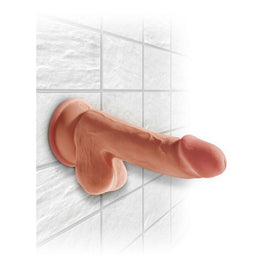 King Cock - Più Dildo 3D Con Palle 17 Cm