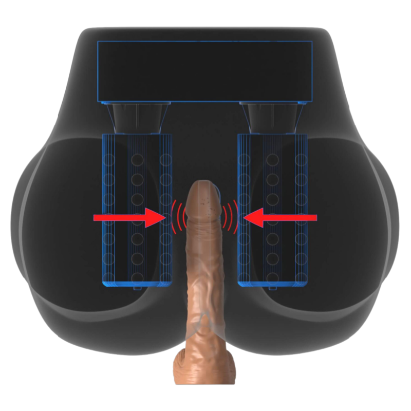 Masturbatore Maschile Premium con Vibrazione PDX ELITE
