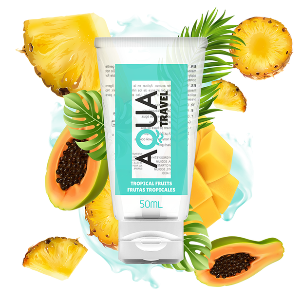 Aqua Travel Lubrificante Base Acqua Frutti Tropicali 50ml