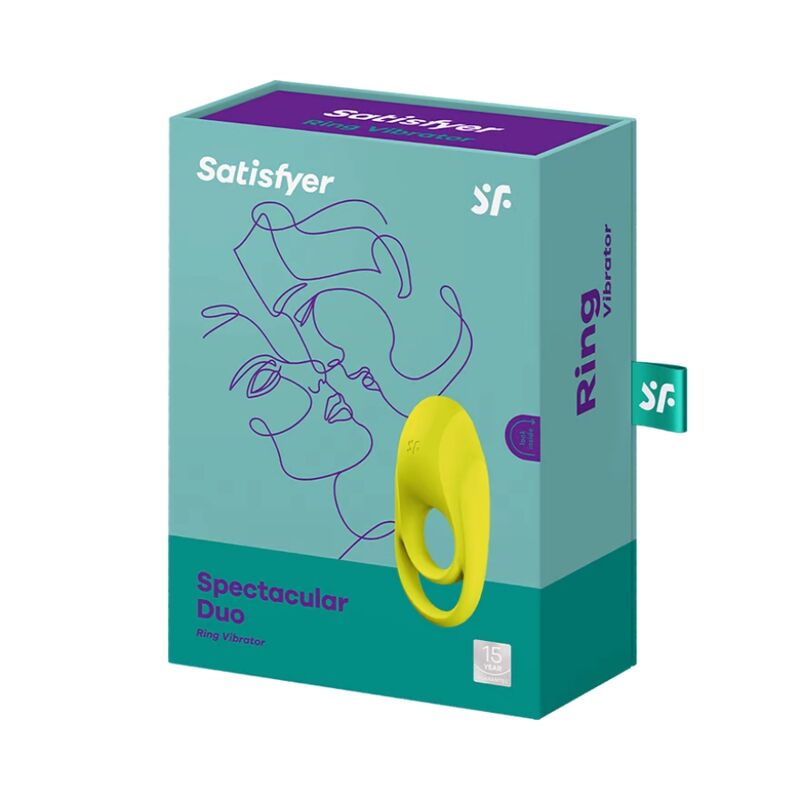 Satisfyer - Spettacolare Vibratore Duo Ring Giallo