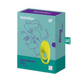 Satisfyer - Spettacolare Vibratore Duo Ring Giallo