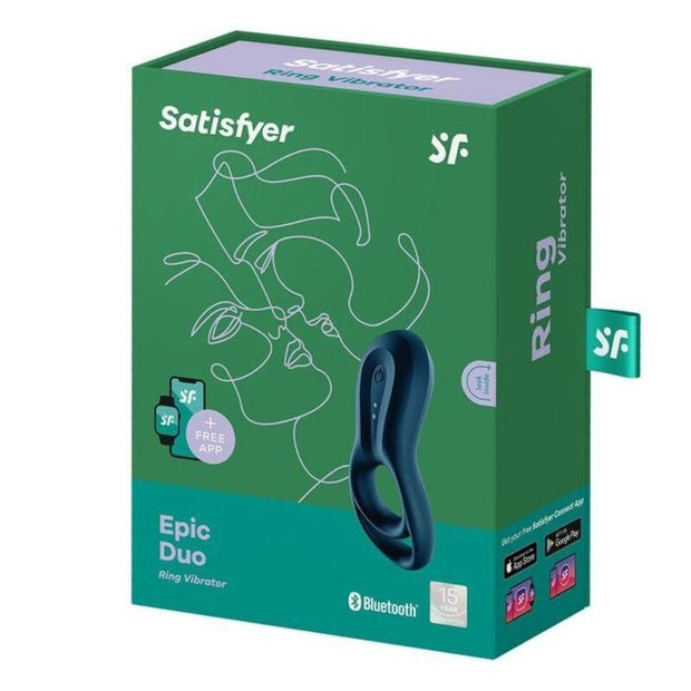 Satisfyer - Epic Duo Ring Vibratore App Blu