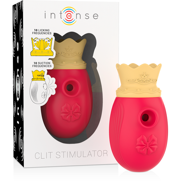Intense Stimolatore Premium con Aspirazione e Leccatura 10 Modalità