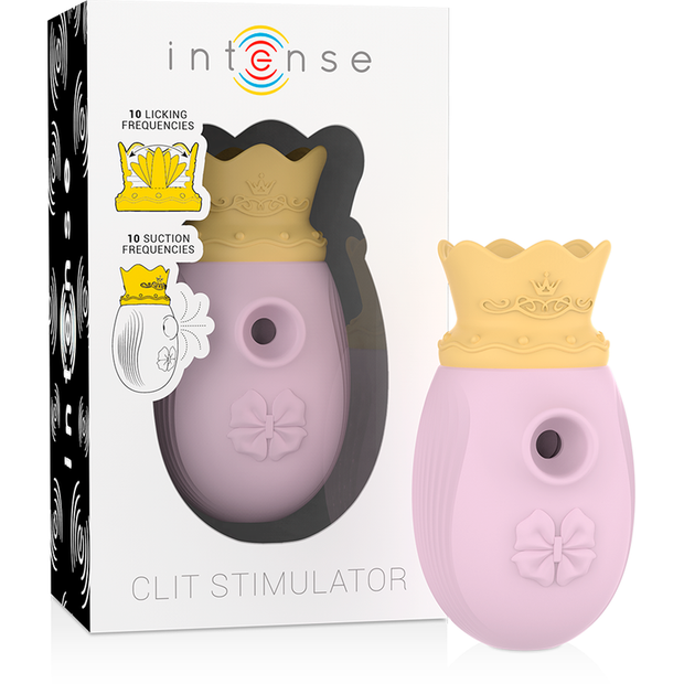 Intense Stimolatore Clitorideo con Aspirazione e Vibrazione Rosa