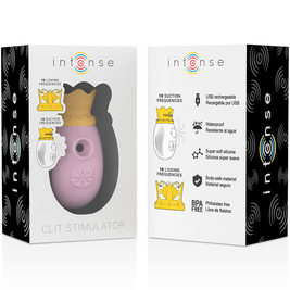 Intense Stimolatore Clitorideo con Aspirazione e Vibrazione Rosa - immagine 8