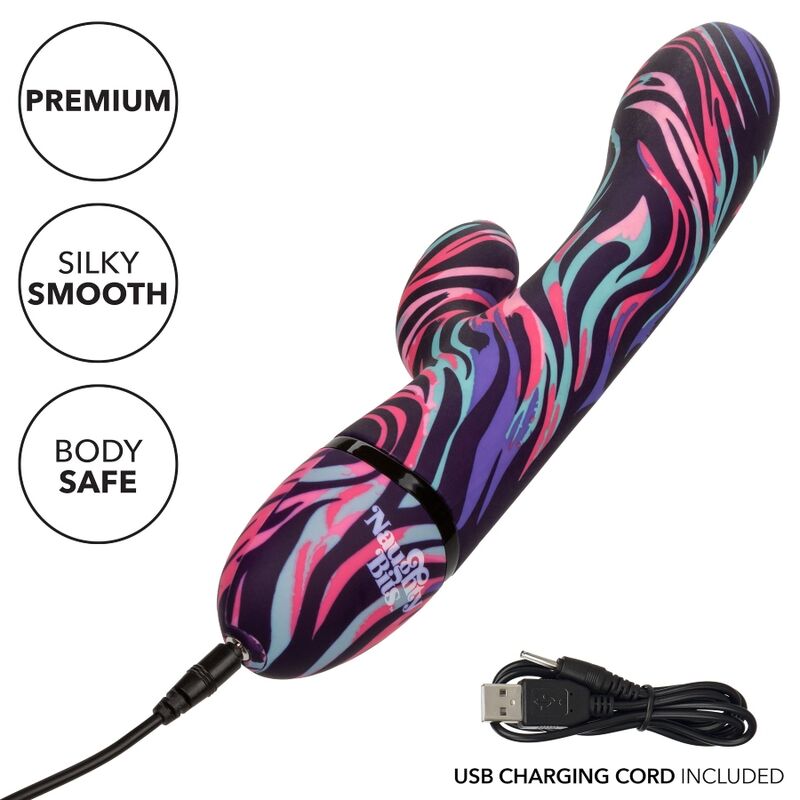 Calexotics Ménage Un Moi Dual Wand Vibratore Rabbit Premium - immagine 4